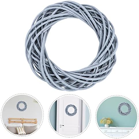 Gogogmee Willow Wreath DIY Rattan Garland Door Decor