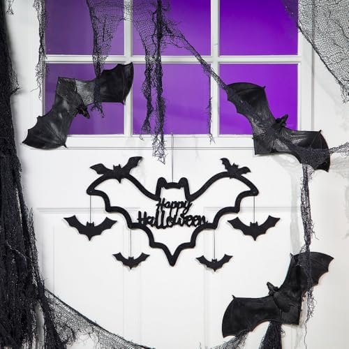 Fun Express Happy Halloween Bat Wreath 1