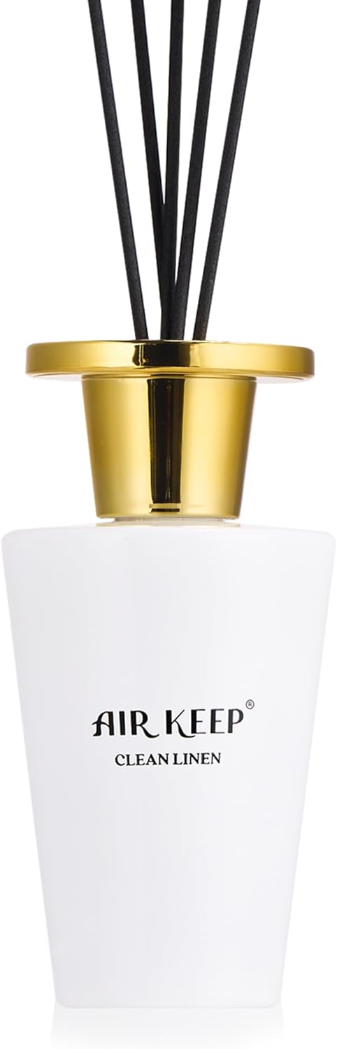 Airkeep Reed Diffuser Set 507 Fl Oz Clean Linen Scent