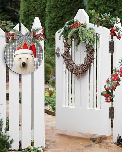LooPoP Welcome Sign Door Christmas Wreath Decor