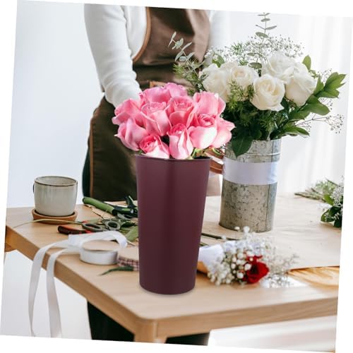 Flower Bucket Stand for Rustic Table Decor and Home Arrangements