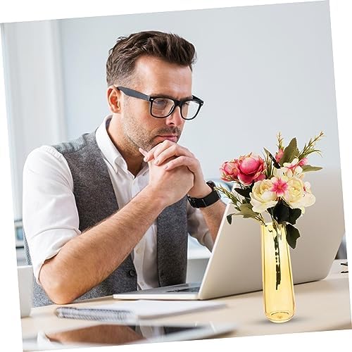 Modern Dried Flower Container Glass Vase for Home Decor