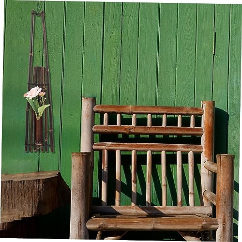 Chinese Style Wall Flower Vase Vintage Ceramic Decor