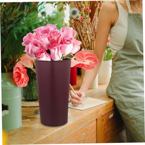 Flower Bucket Stand for Rustic Table Decor and Home Arrangements