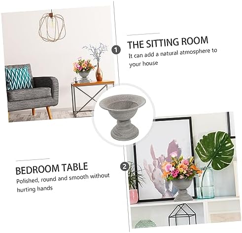 BESPORTBLE Vintage Metal Flower Vase for Home Decor