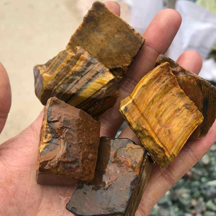Natural Tiger Eye Stone Gem Rough Specimen 1000g