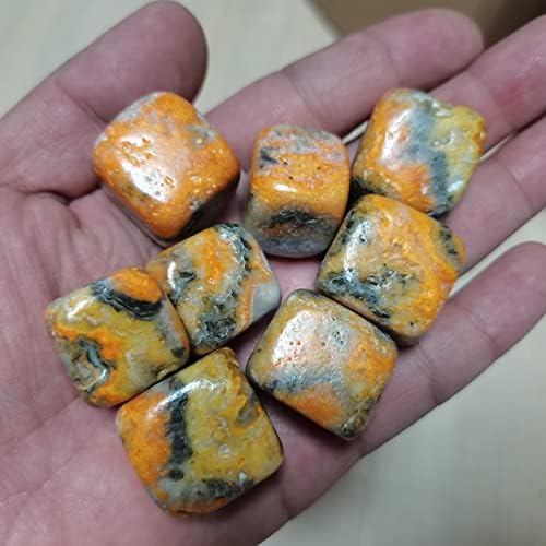 Crystal Bumblebee Cube Stones for Reiki and Home Decor