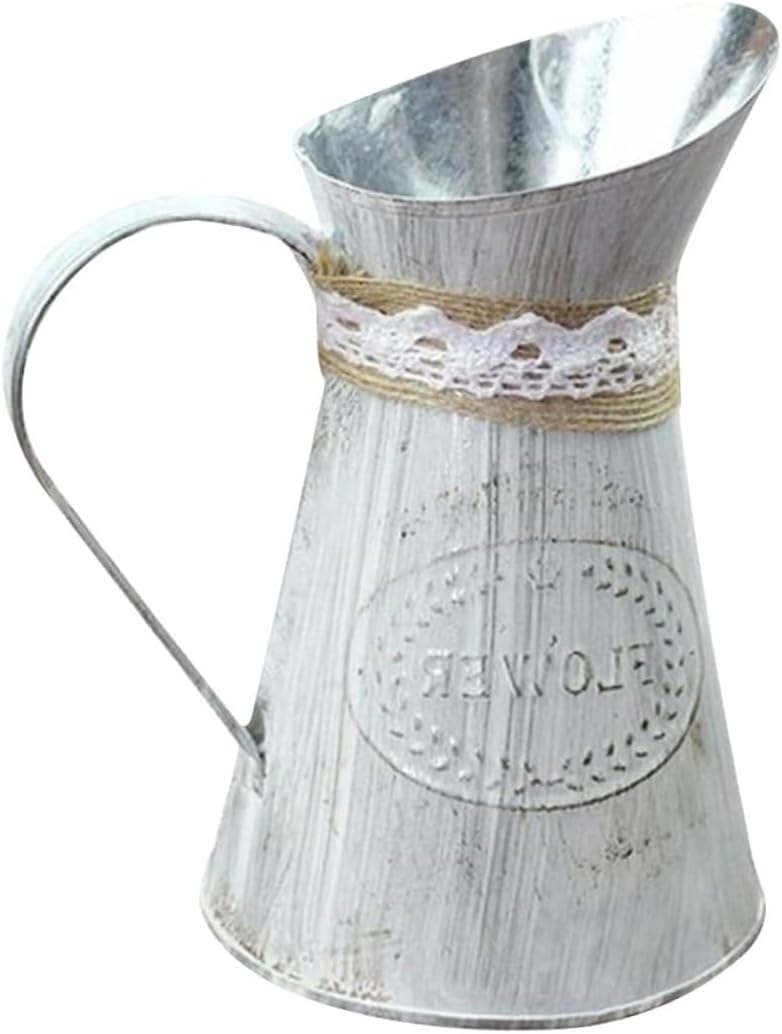 Vintage Floral Vase for Rustic Decor