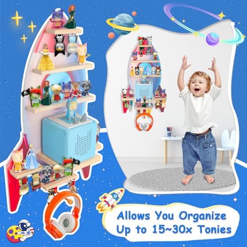 Taladad Magnetic Floating Shelf for Toniebox