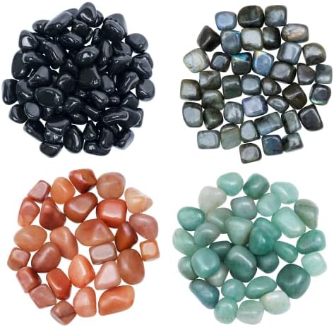 ZAICUS Tumbled Stones Set for Home Decor and Jewelry