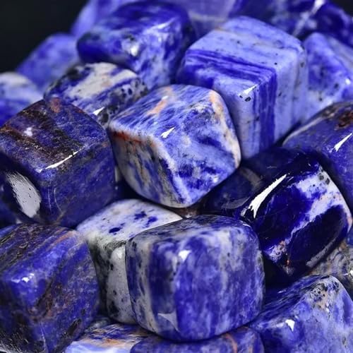 Beautiful Natural Blue Stripe Crystal Stones for Home Decor and Aromatherapy