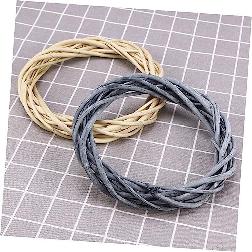 Cabilock Willow Woven Wooden Wreath for Holiday Decor