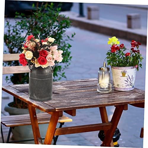 Vintage Flower Bucket Planter Handle for Indoor Outdoor Use