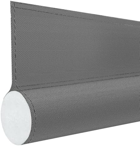 KRUI Door Draft Stopper 34 Inches Gray
