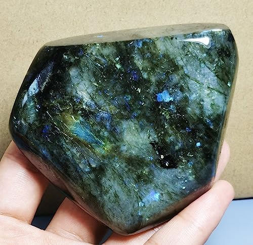 Polished Blue Flash Labradorite Reiki Stone for Healing