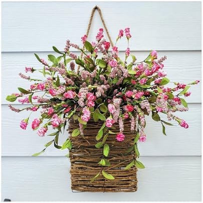 Cream Hydrangea Door Hanger Wreath - Unique Design
