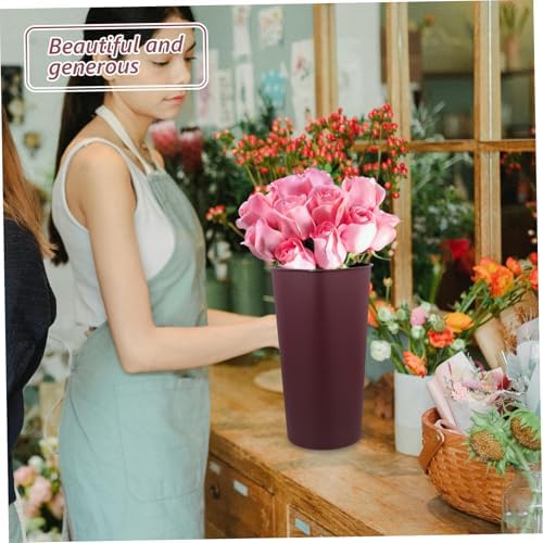 Flower Bucket Stand for Rustic Table Decor and Home Arrangements