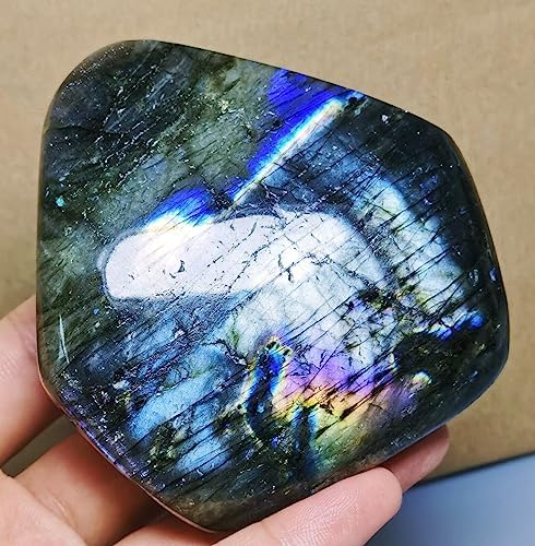 Polished Blue Flash Labradorite Reiki Stone for Healing