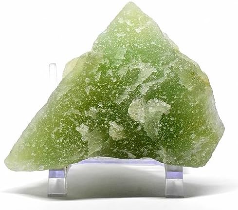 215g Green Prasiolite Rough Stone Natural Quartz Specimen from India