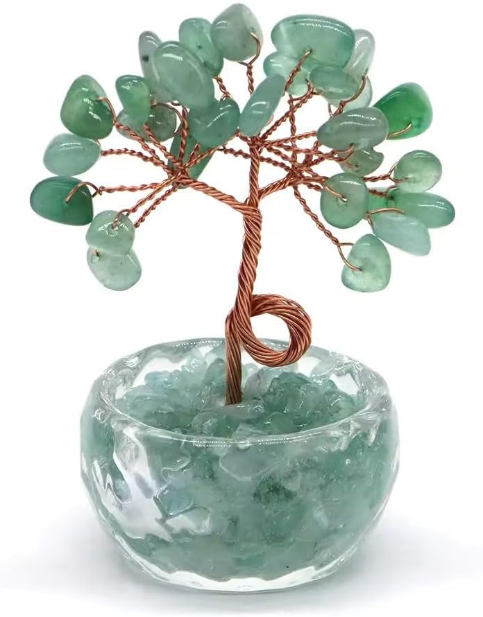 75mm Natural Crystal Money Tree with Citrine Amethyst Quartz