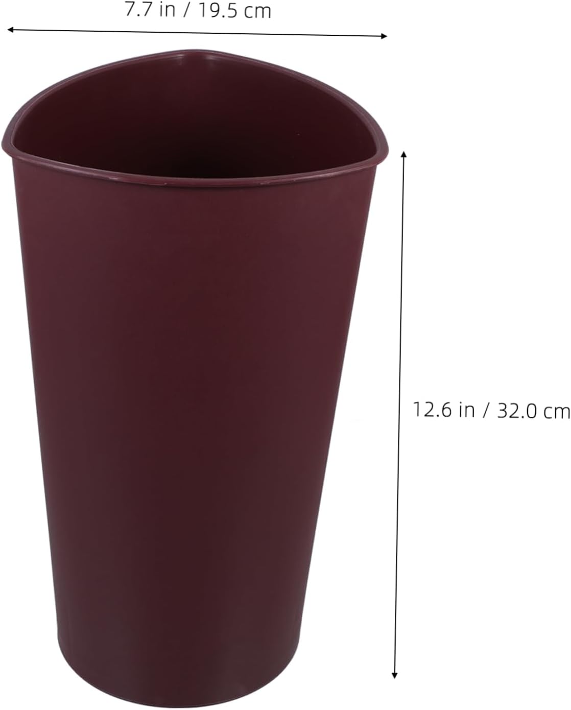 CIMAXIC Flower Bucket Stand Triangular Display Vase Home Centerpiece