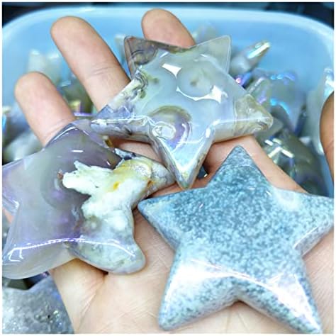 FLOAPA Natural Cherry Blossom Agate Decor Stones