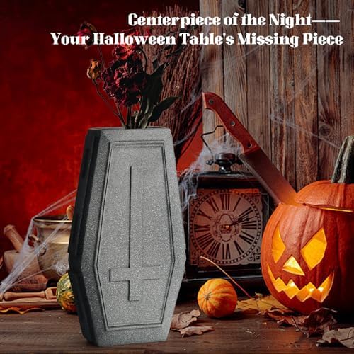 Gothic Coffin Vase for Flowers and Plants