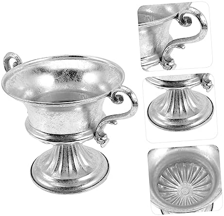 SUPVOX Vintage Iron Flower Vase for Home Decor