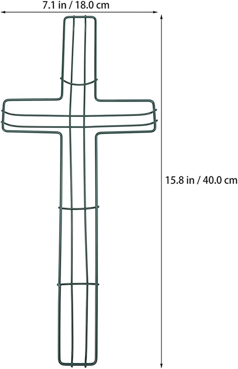 2 Pack 16 Inch Wire Wreath Frame for Crafts