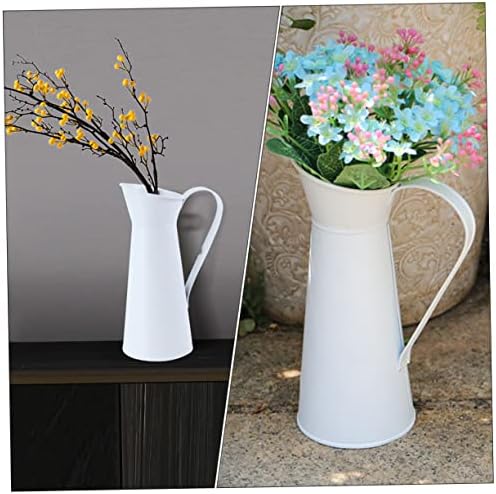 Balacoo 2pcs Simple Iron Flower Vase for Home Decor