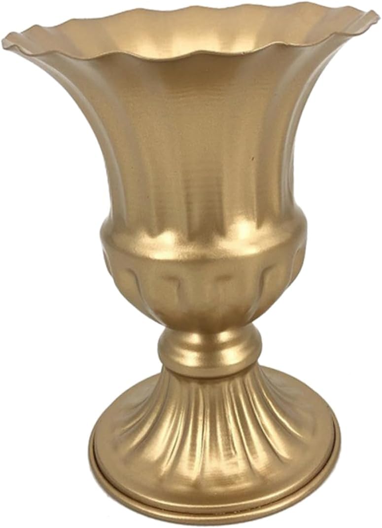 BESPORTBLE Vintage Metal Rustic Flower Vase for Home and Wedding Decor