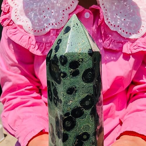 KatLin Natural Stone Peacock Eye Meditation Wand Tower