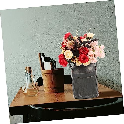 Vintage Flower Bucket Planter Handle for Indoor Outdoor Use