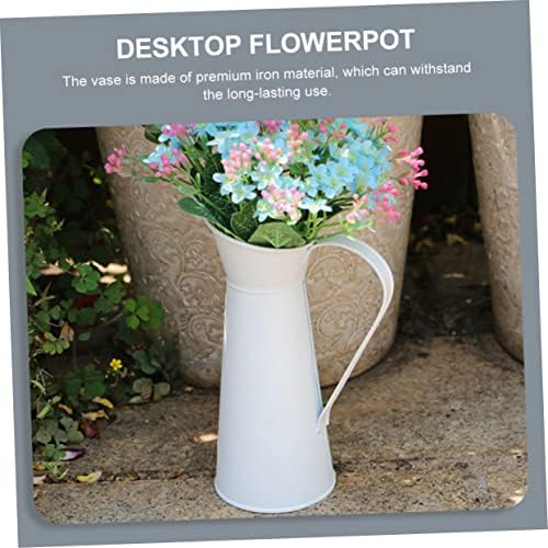 Balacoo 2pcs Simple Iron Flower Vase for Home Decor