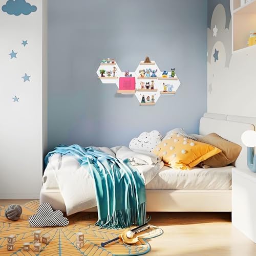 Givilio Tonie Shelf Magnetic Hexagon Display