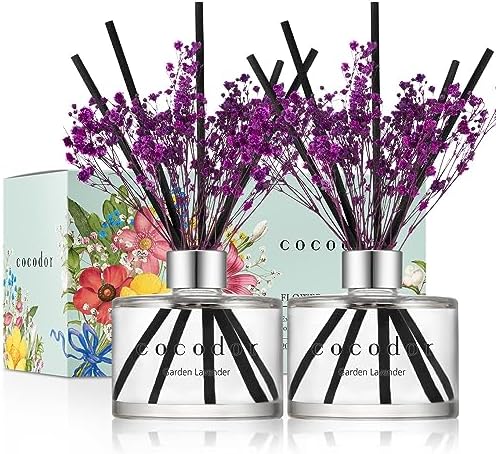 Cocodor Garden Lavender Reed Diffuser Set 2 Pack