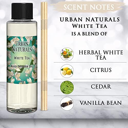 Urban Naturals White Tea Scented Oil Diffuser Refill 4 oz