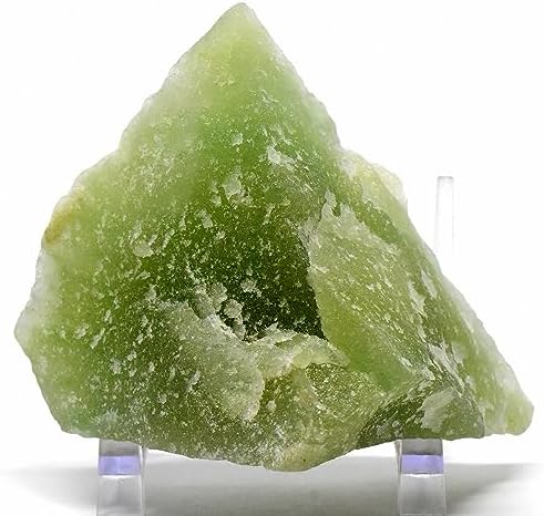 215g Green Prasiolite Rough Stone Natural Quartz Specimen from India