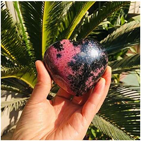 PEKMAR Natural Quartz Stone Crystal Heart Home Decoration