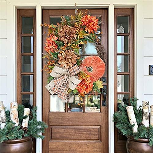 Autumn Door Wreath Rustic Grapevine Home Decor