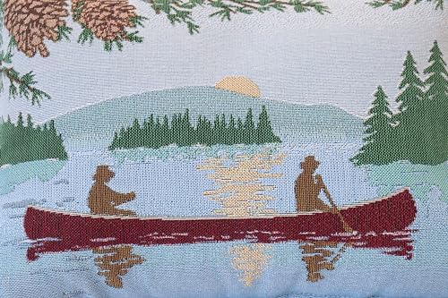Lake Canoe Tapestry Balsam Fir Filled Pillow Sachet