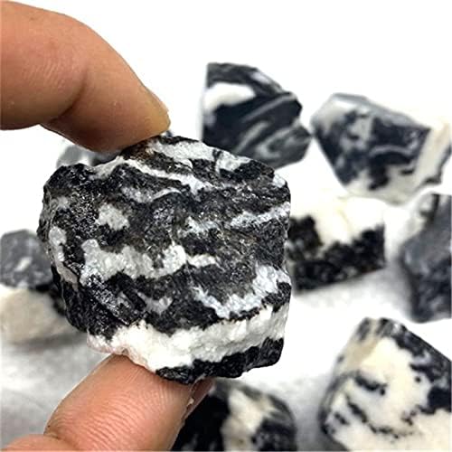 FIDEMM Natural Crystal Rough Zebra Stone for Home Decor