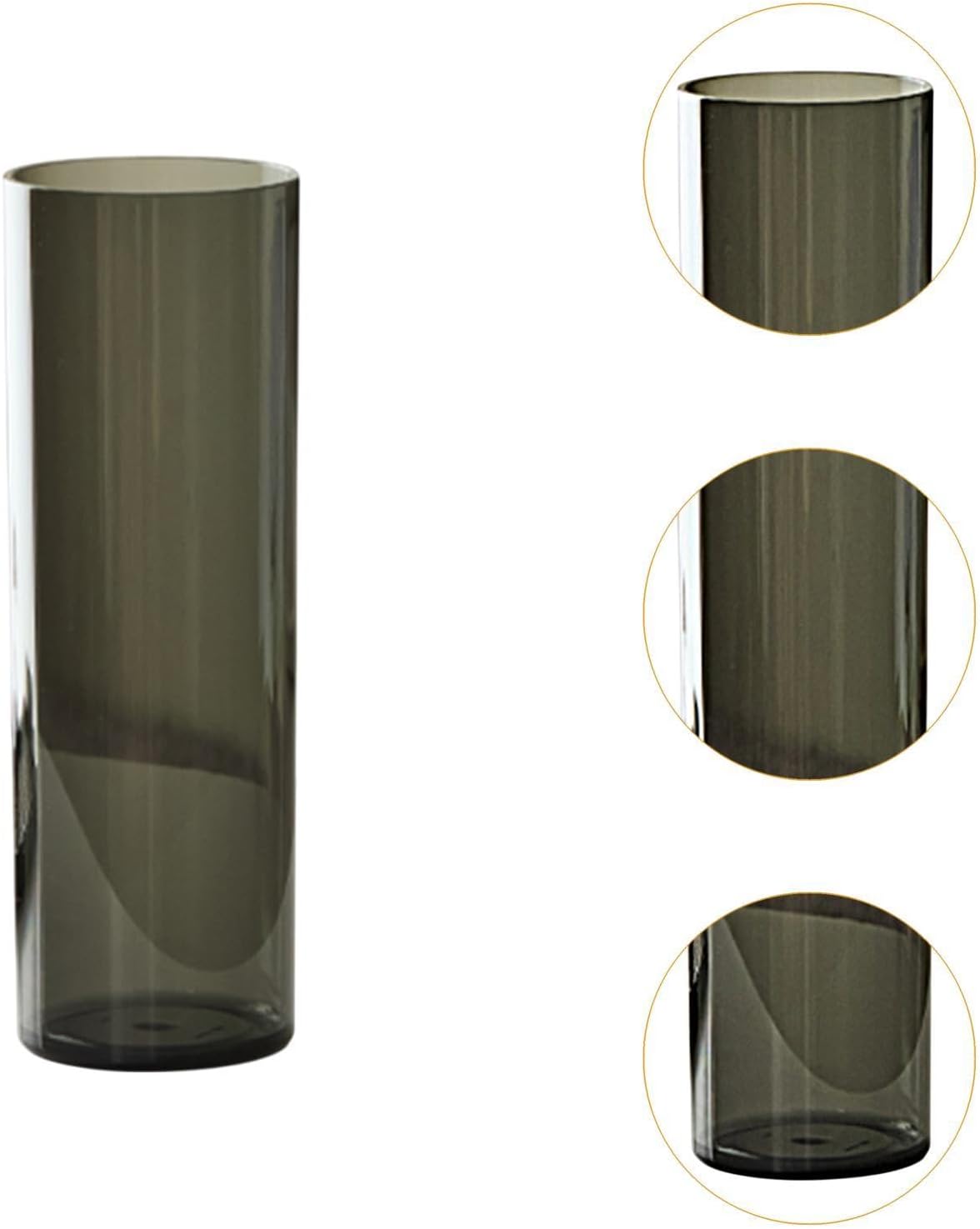 Qianly Acrylic Flower Vase for Desktop and Entryway Decoration