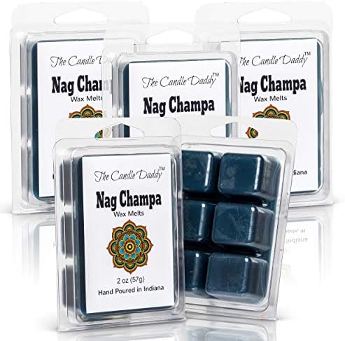 Nag Champa Wax Cubes 5 Packs 10 Ounces 30 Cubes