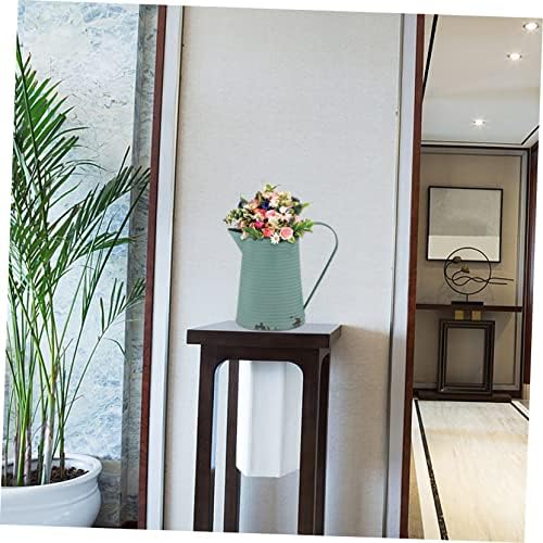 BESPORTBLE Vintage Metal Flower Pot Rustic Pitcher Decor