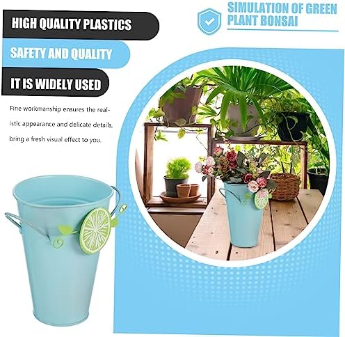 Milisten Iron Flower Vase for Dried Flowers Rustic Decor