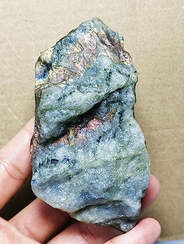 Nice Purple Flash Labradorite Slab Reiki Stone for Healing and Decor