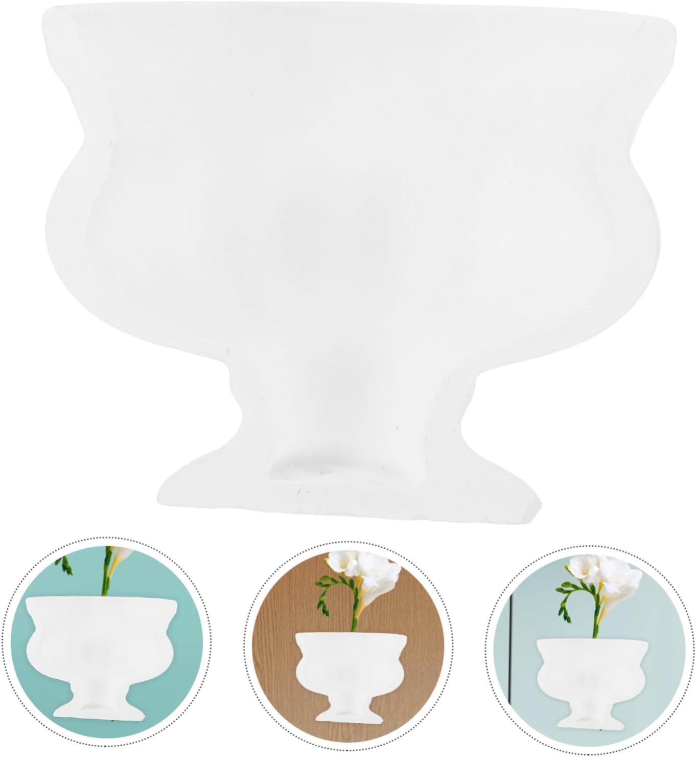 Retro Half Vase Vintage Flower Planter Decorative Home Display