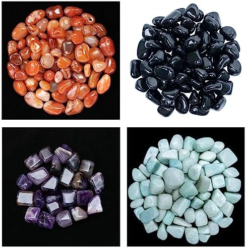 ZAICUS Tumbled Stones for Feng Shui and Crystal Healing
