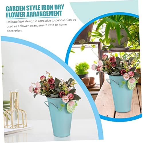 Iron Flower Arrangement Holder Decorative Vase Multi-Functional Home Decor 1